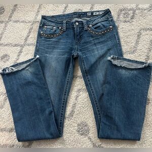 Miss Me Blue Straight Leg Jeans